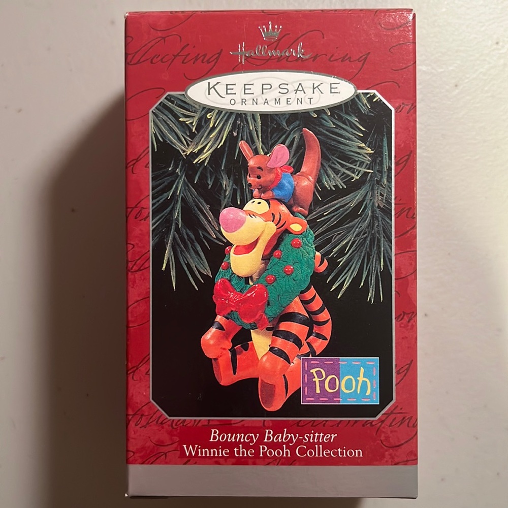 1998 Hallmark Winnie the Pooh Collection- Bouncy Baby-sitter